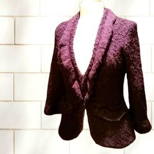 CYNTHIANA ROWLEY WOOL MOHAIR BOULCE CARDIGAN S